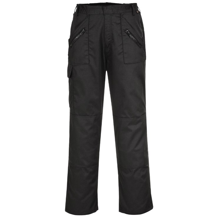 Portwest Action Trouser With Back Elastication Black C887